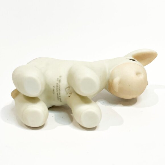 Precious Moments Nativity Donkey Figurines 1980, 1981 E-5621 Set of 2 - Picture 11 of 11